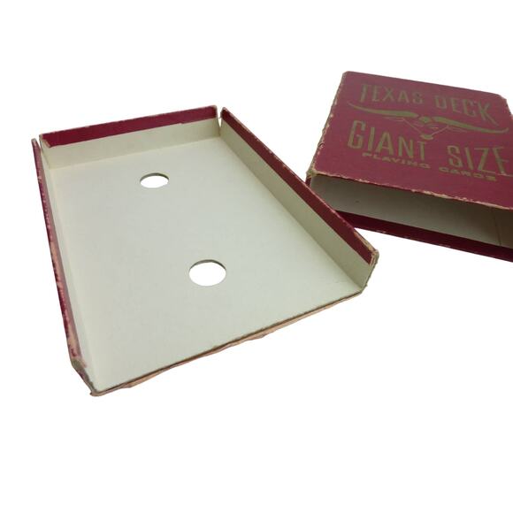 Vintage Giant Size Playing Cards Texas Deck - Retro Collectible Game Set - Picture 8 of 8